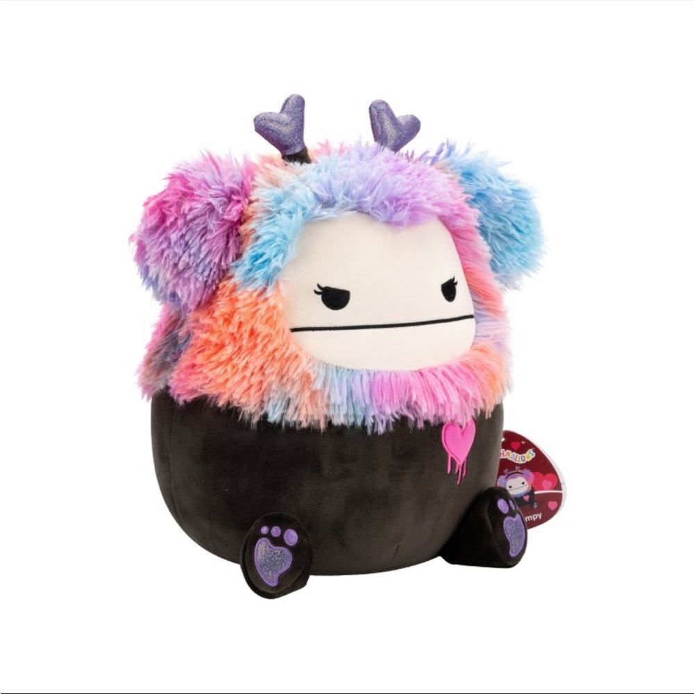 Squishmallows 12” Frumpy Girly Goth Black Bigfoot - Picture 4 of 8